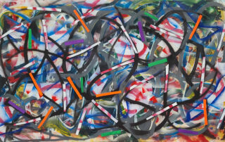 Painting: In the weave was I. Artist J Glenn Taylor